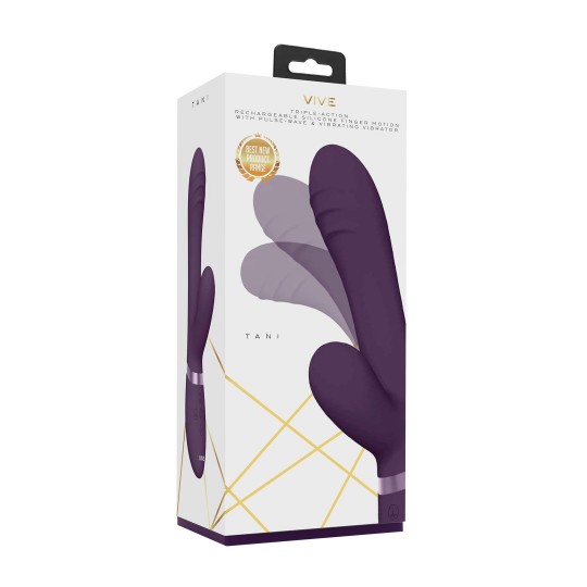 TANI - FINGER MOTION WITH PULSE-WAVE VIBRATOR - PURPLE