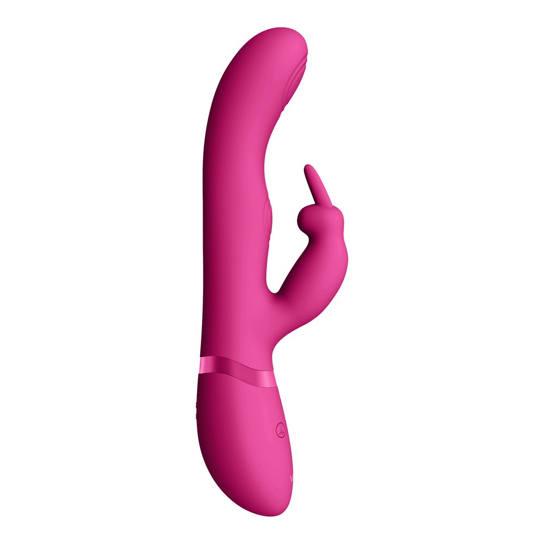 MAY - DUAL PULSE-WAVE  VIBRATING C-SPOT  G-SPOT RABBIT - PINK