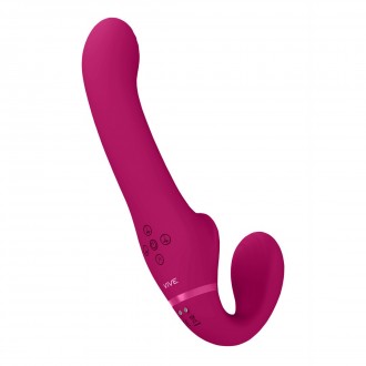 AI - DUAL VIBRATING  AIR WAVE TICKLER STRAPLESS STRAPON