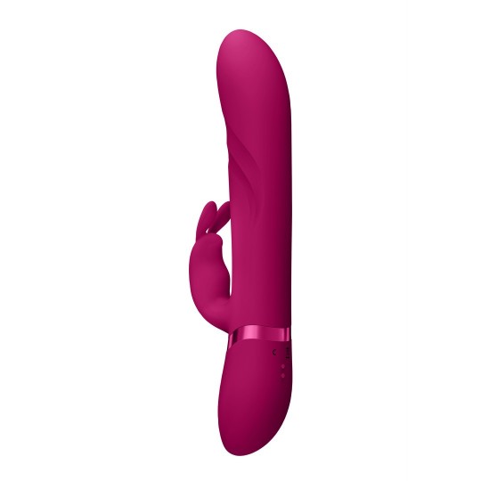 NARI - VIBRATING AND ROTATING BEADS, G-SPOT RABBIT - PINK