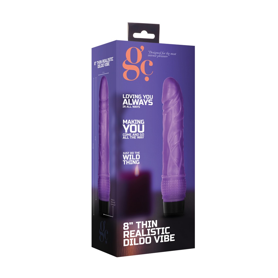 GCTHIN REALISTIC DILDO VIBRATOR 8&quot; 20 CM