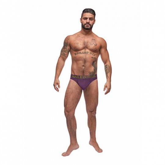 ENHANCER THONG - EGGPLANT