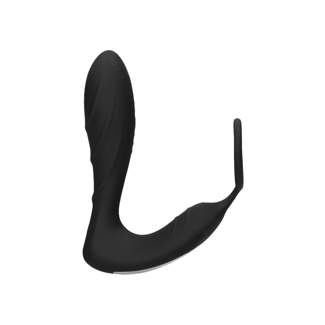 E-STIM VIBRATING BUTT PLUG  COCKRING