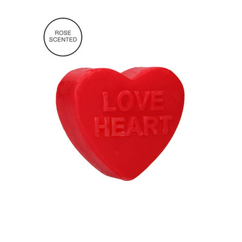 HEART SOAP - LOVE HEART - ROSE SCENTED