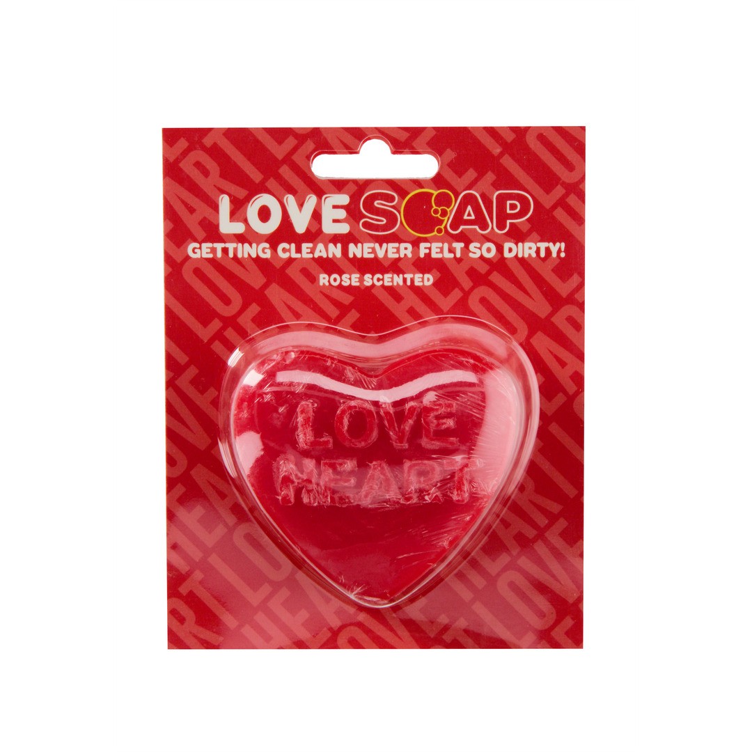 HEART SOAP - LOVE HEART - ROSE SCENTED