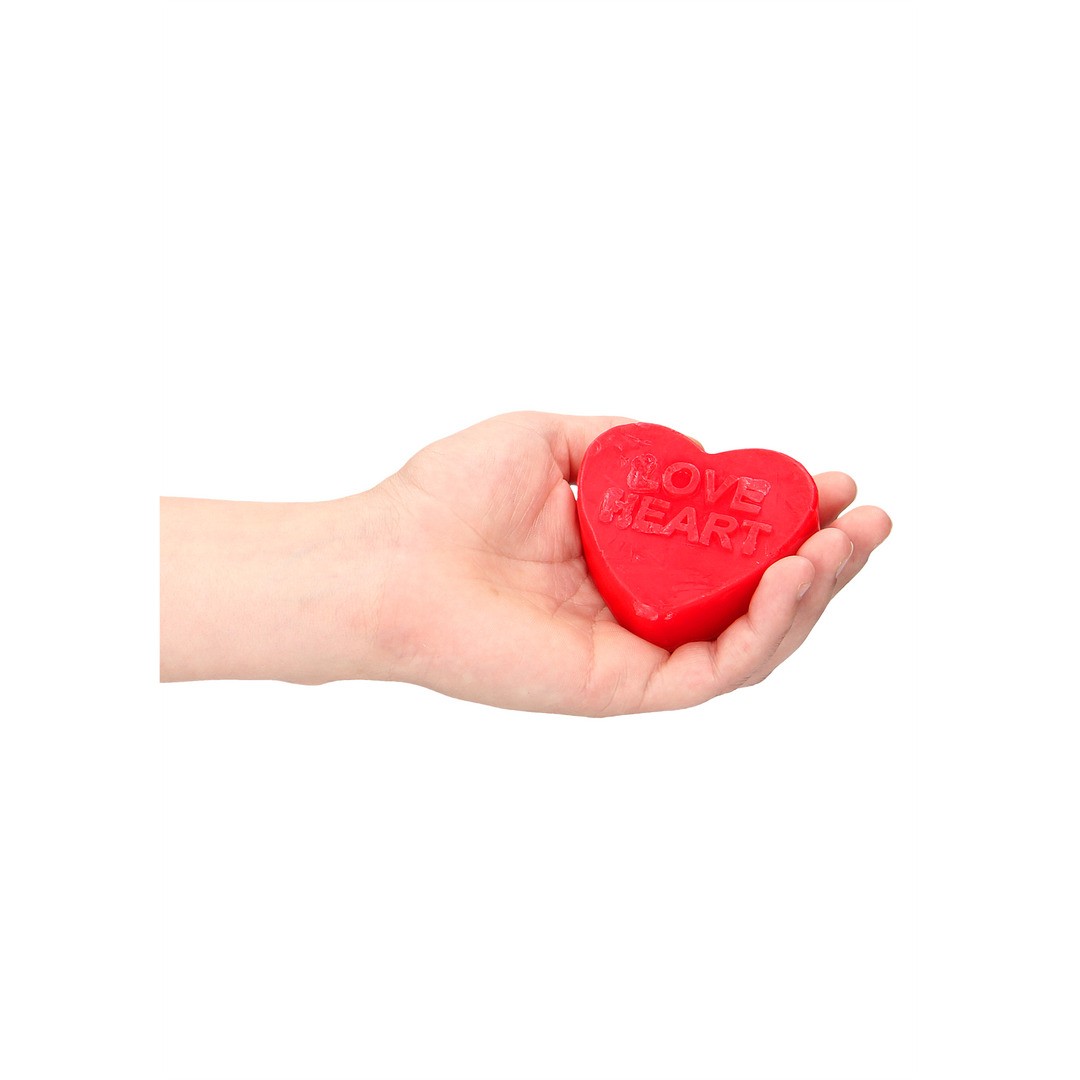 HEART SOAP - LOVE HEART - ROSE SCENTED