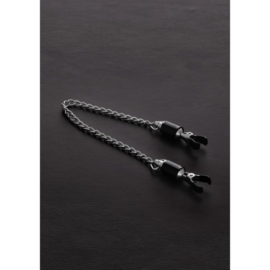 BARREL TIT CLAMPS WITH CHAIN (PAIR)