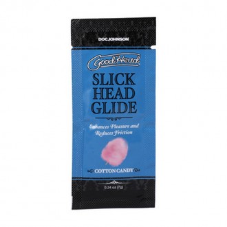 SLICK HEAD GLIDE - COTTON CANDY - BULK REFILL - 48 PIECES - 0.24 OZ / 7 GR