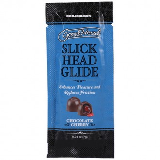 SLICK HEAD GLIDE - CHOCOLATE CHERRY - BULK REFILL - 48 PIECES - 0.24 OZ / 7 GR