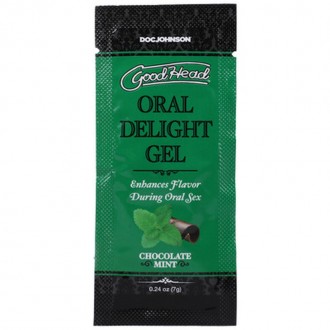 ORAL DELIGHT GEL - CHOCOLATE MINT - BULK REFILL - 48 PIECES - 0.24 OZ / 7 GR