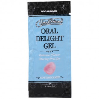 ORAL DELIGHT GEL - COTTON CANDY - BULK REFILL - 48 PIECES - 0.24 OZ / 7 GR