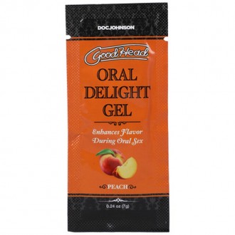 ORAL DELIGHT GEL - PEACH - BULK REFILL - 48 PIECES - 0.24 OZ / 7 GR