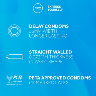 EXS DELAY - CONDOMS - 48 PIECES