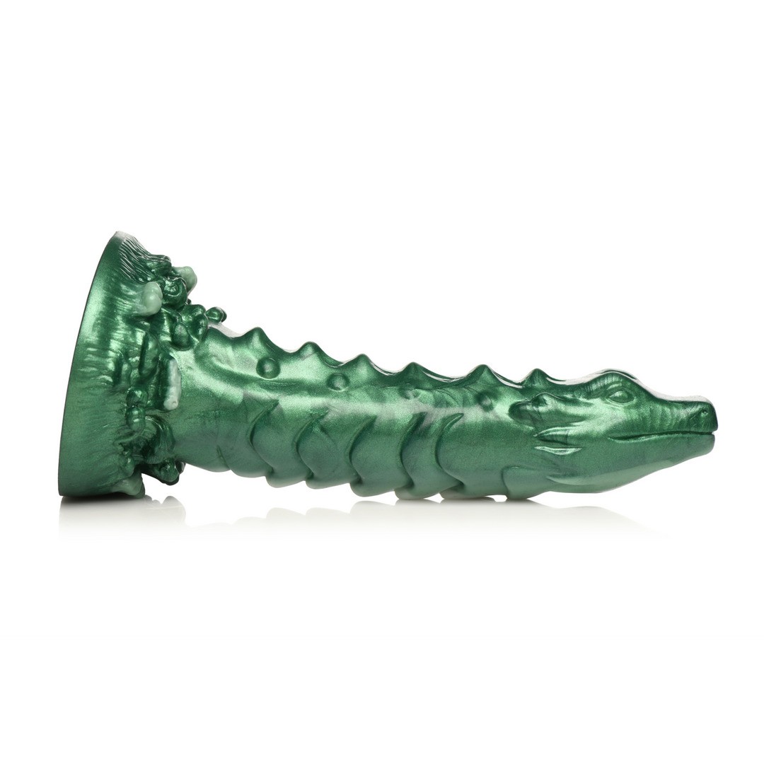 COCKNESS MONSTER - LAKE CREATURE SILICONE DILDO - GREEN