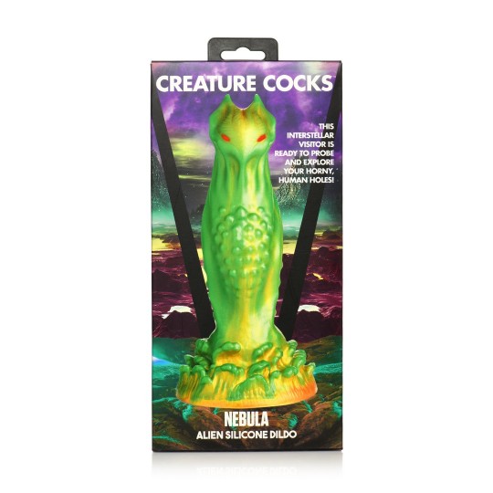 NEBULA - ALIEN SILICONE DILDO - GREEN