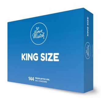 KING SIZE - CONDOMS - 2.4 / 60 MM - 144 PIECES