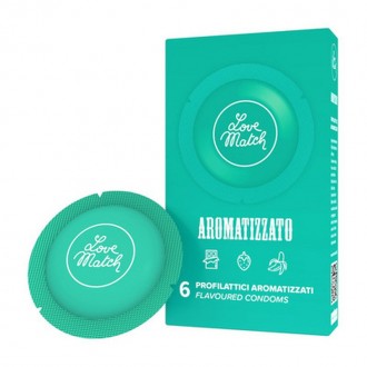 AROMATIZZATO - FLAVORED CONDOMS - 6 PIECES