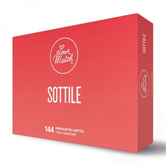 SOTTILE - THIN CONDOMS - 144 PIECES