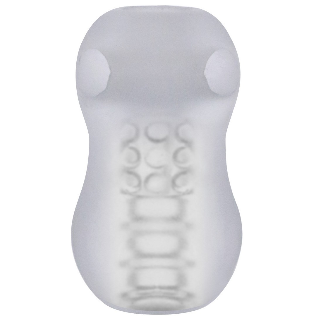 GOODHEAD - HELPING HEAD PRO - VIBRATING MASTURBATOR SLEEVE - FROST