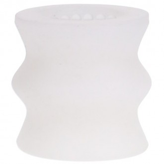 HELPING HEAD SILICONE - MASTURBATOR SLEEVE - FROST