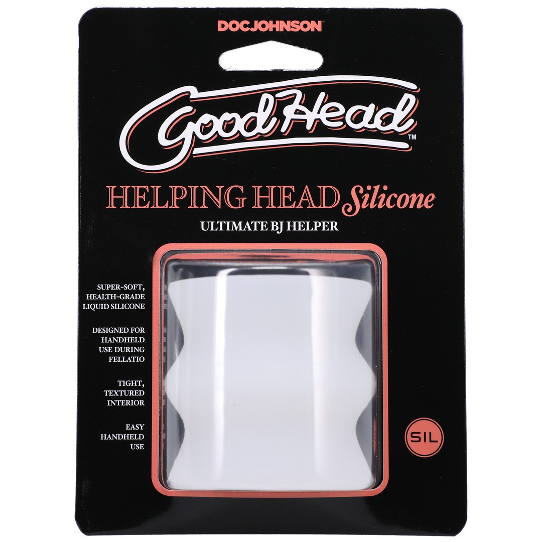 HELPING HEAD SILICONE - MASTURBATOR SLEEVE - FROST