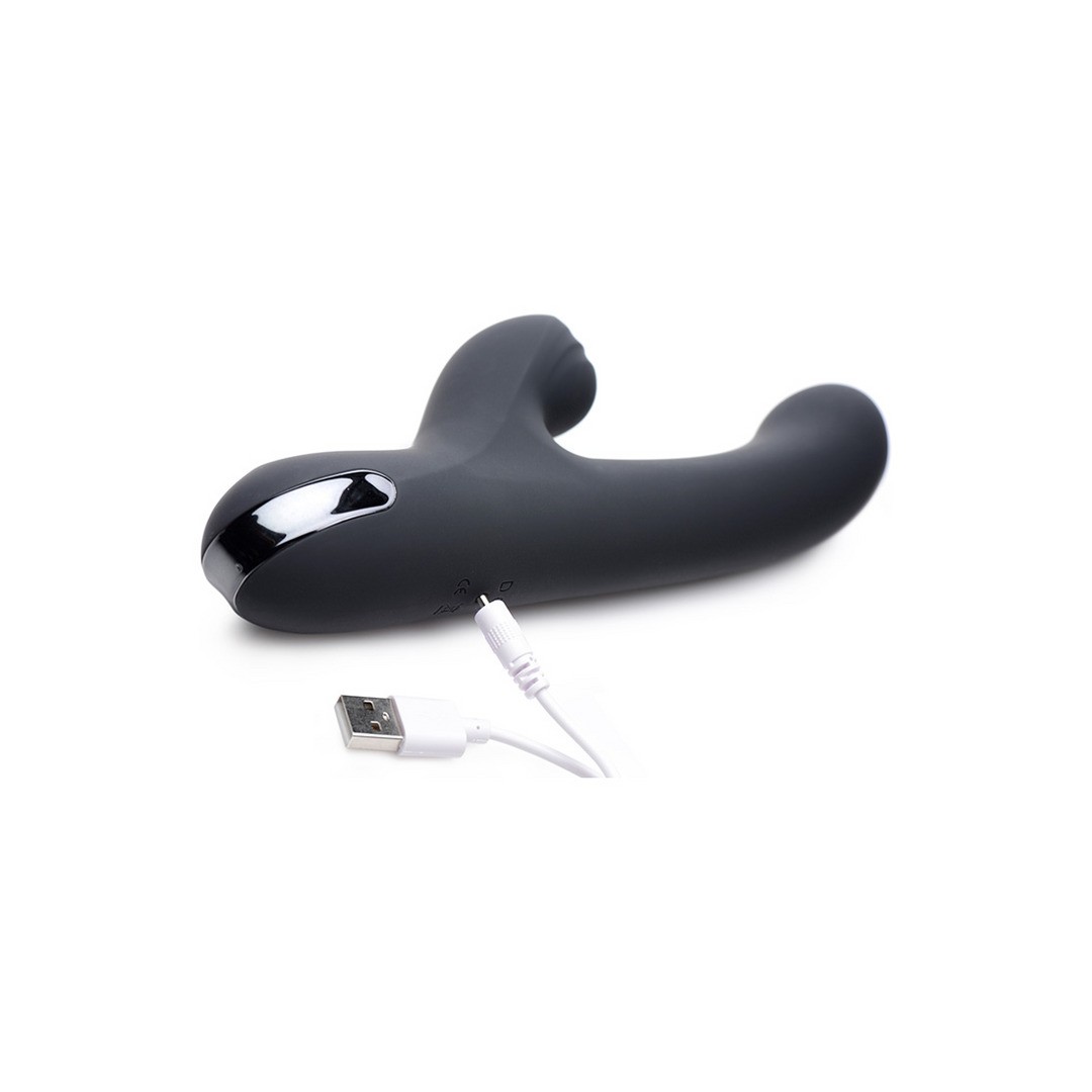 SILICONE PULSATING AND VIBRATING RABBIT