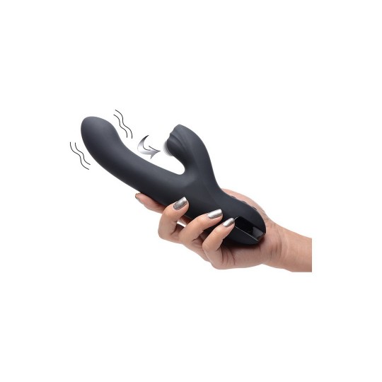 SILICONE PULSATING AND VIBRATING RABBIT