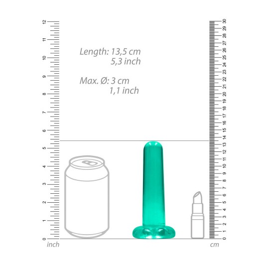 NON-REALISTIC DILDO WITH SUCTION CUP - 5 / 13,5 CM