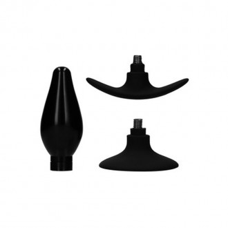 INTERCHANGEABLE BUTT PLUG SET - ROUNDED - MEDIUM