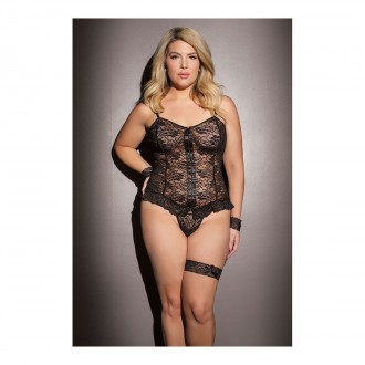 CAMI TOP WITH G-STRING - PLUS SIZE