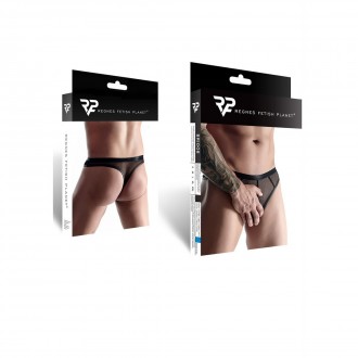 MEN'S THONG MADE OF ELASTIC MESH