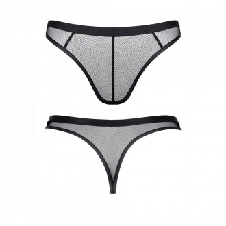 MEN'S THONG MADE OF ELASTIC MESH