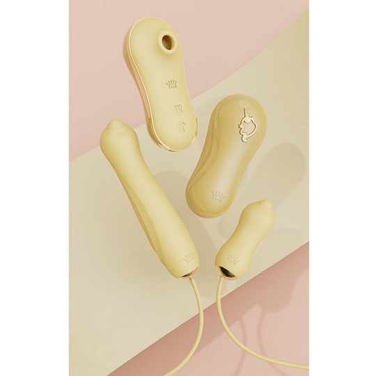 SUCKING VIBRATOR WITH PUMP AND DIFFERENT ATTACHMENTS