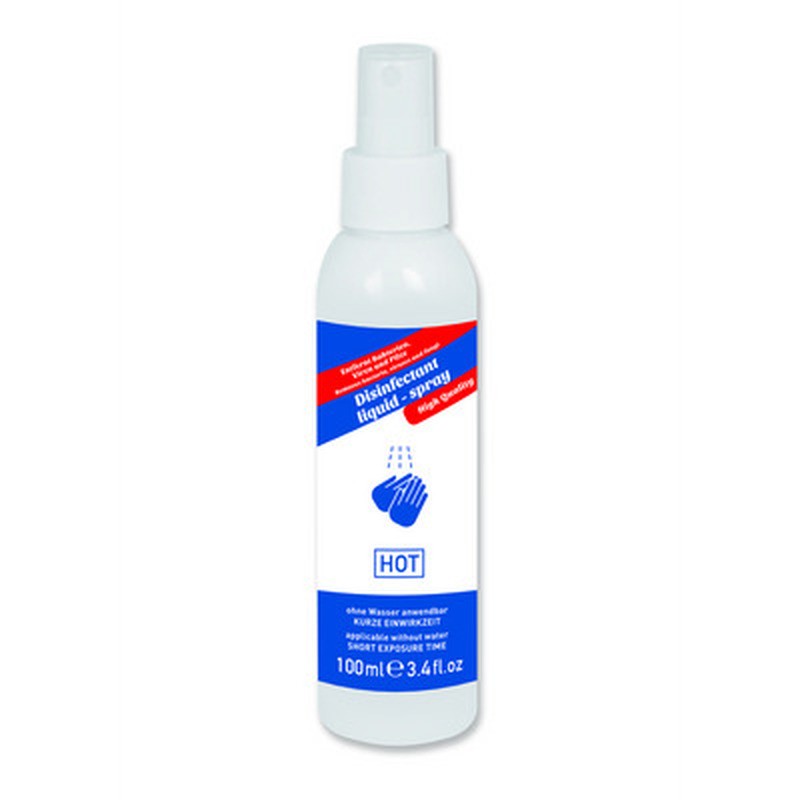 ALCOHOLIC HAND DISINFECTANT SPRAY - 3.4 FL OZ / 100 ML