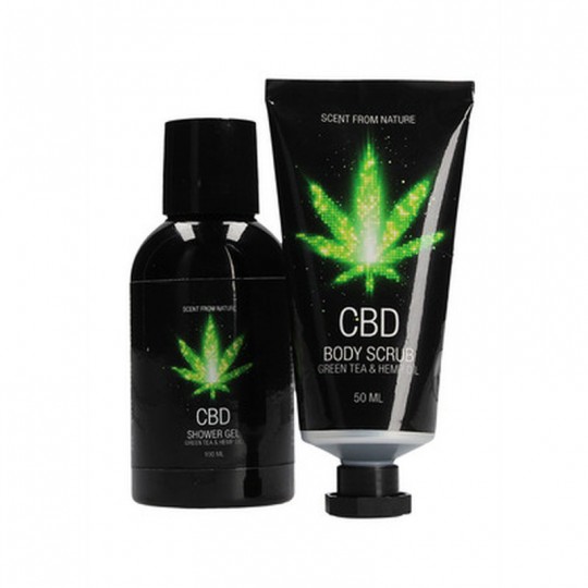 CBD TRAVEL SET GREEN TEA HEMP OIL