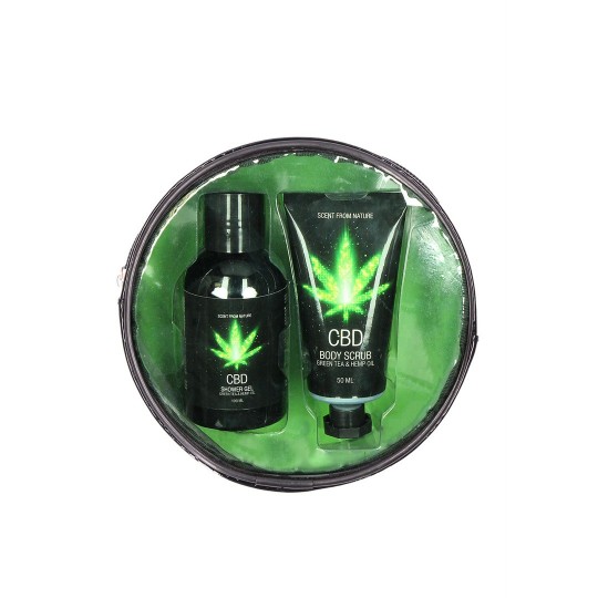 CBD TRAVEL SET GREEN TEA HEMP OIL