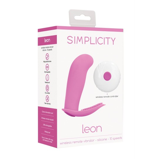 LEON - WIRELESS VIBRATOR WITH REMOTE CONTROL