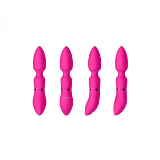 PLEASURE KIT #4 - VIBRATOR WITH DIFFERENT ATTACHMENTS