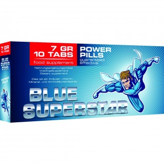 BLUE SUPERSTAR - STIMULATING CAPSULES