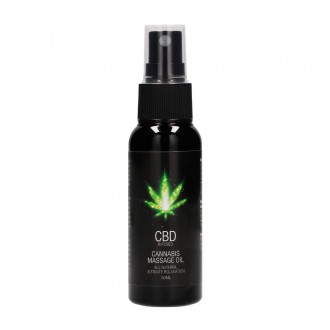 CBD CANNABIS MASSAGE OIL - 2 FL OZ / 50 ML