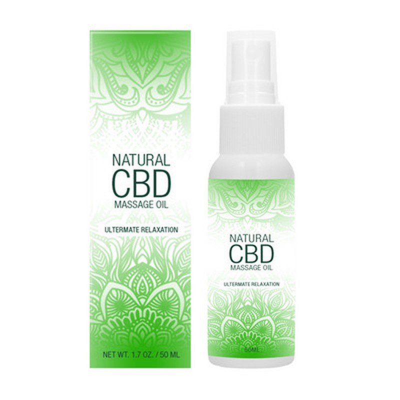 NATURAL CBD - MASSAGE OIL - 2 FL OZ / 50 ML