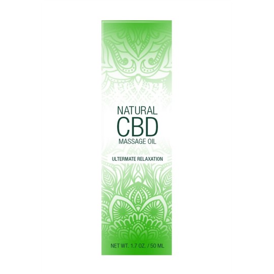 NATURAL CBD - MASSAGE OIL - 2 FL OZ / 50 ML