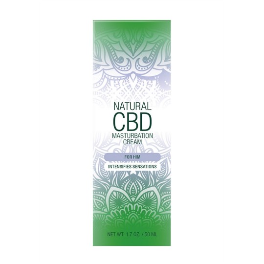 NATURAL CBD - MASTURBATION CREAM FOR HIM - 2 FL OZ / 50 ML