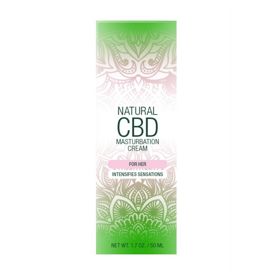 NATURAL CBD - MASTURBATION CREAM FOR HER - 2 FL OZ / 50 ML