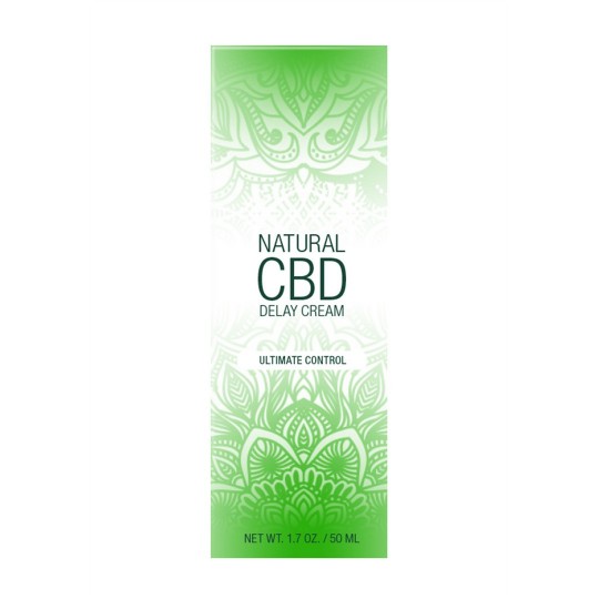 NATURAL CBD - DELAY CREAM - 2 FL OZ / 50 ML