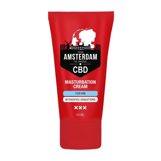 ORIGINAL CBD FROM AMSTERDAM - MASTURBATION CREAM FOR HIM - 2 FL OZ / 50 ML