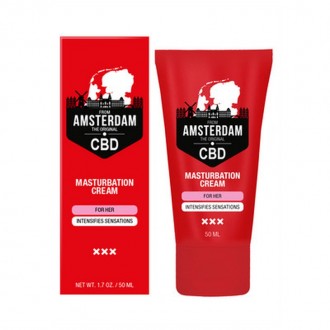 ORIGINAL CBD FROM AMSTERDAM - MASTURBATION CREAM FOR HER - 2 FL OZ / 50 ML