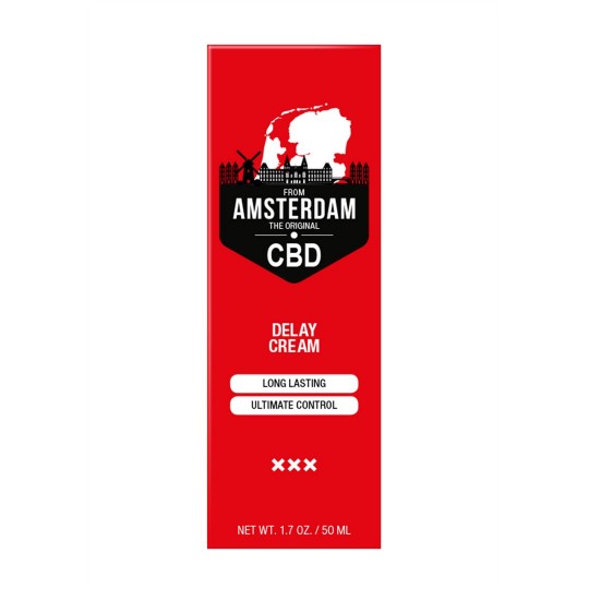 ORIGINAL CBD FROM AMSTERDAM - DELAY CREAM - 2 FL OZ / 50 ML