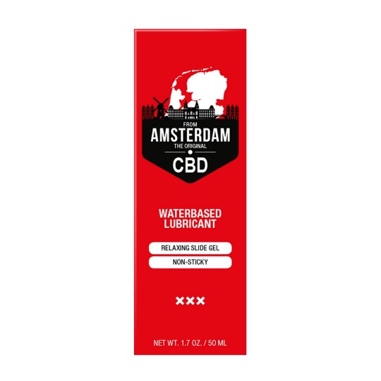 ORIGINAL CBD FROM AMSTERDAM - WATERBASED LUBRICANT - 2 FL OZ / 50 ML