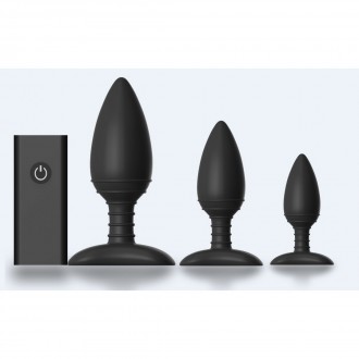 ACE LARGE - VIBRATING BUTT PLUG WITH REMOTE CONTROL